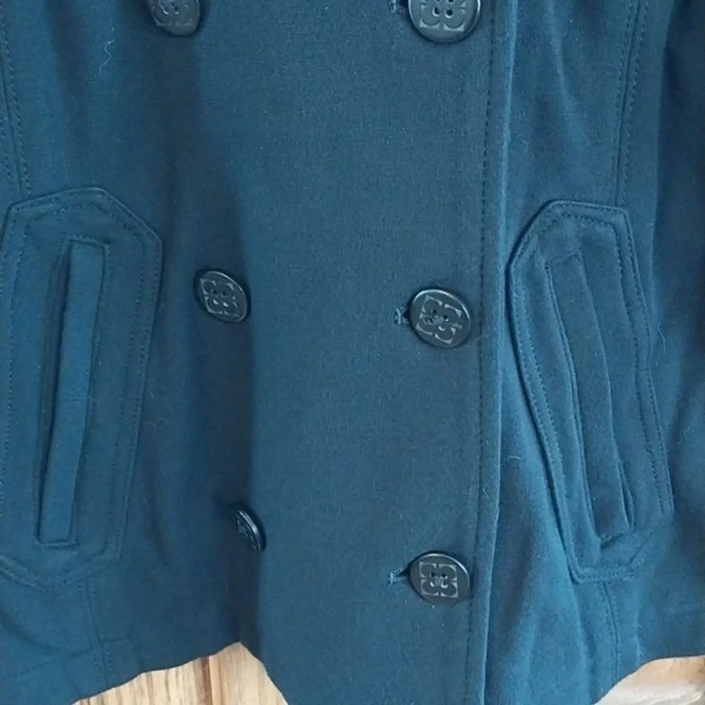Liz Claiborne New York Vintage‎ Double Breasted Blazer Jacket Black Size Medium